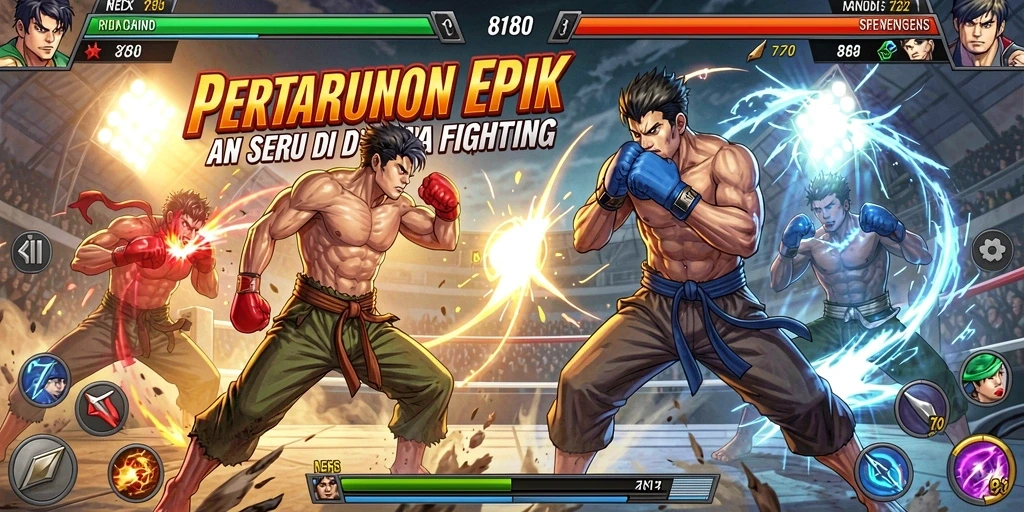 Tampilan gameplay 8180 yang menampilkan aksi pertarungan seru.