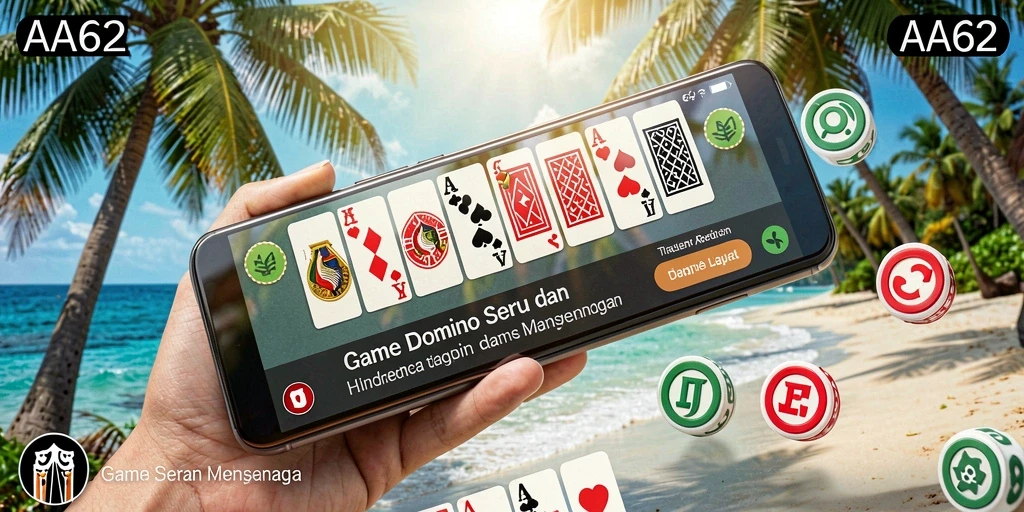 Gameplay seru Domino di AA62 dengan pertempuran strategis.