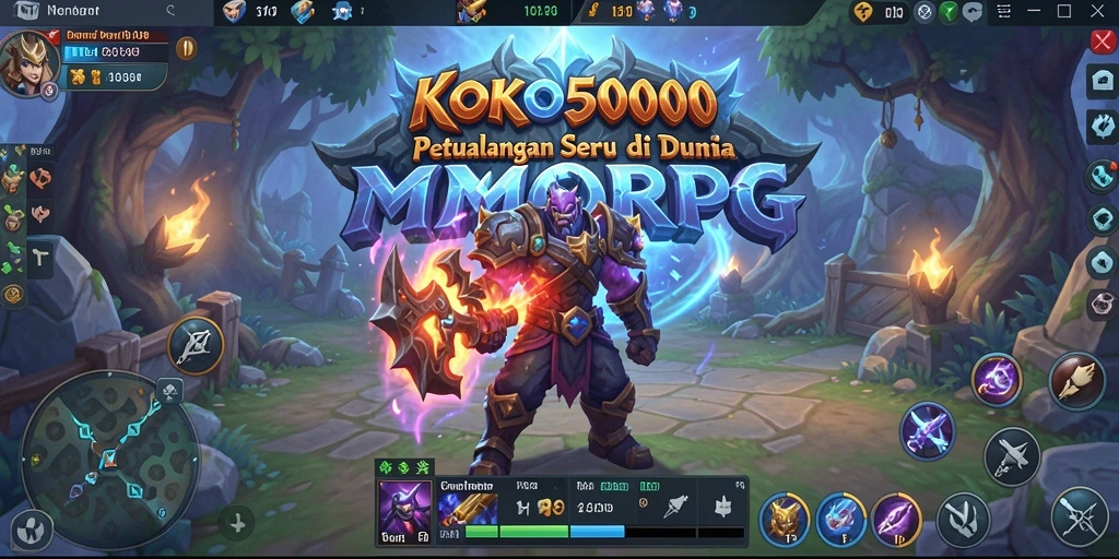 Tangkapan layar gameplay KOKO5000 yang menampilkan aksi seru dan kolaborasi tim.