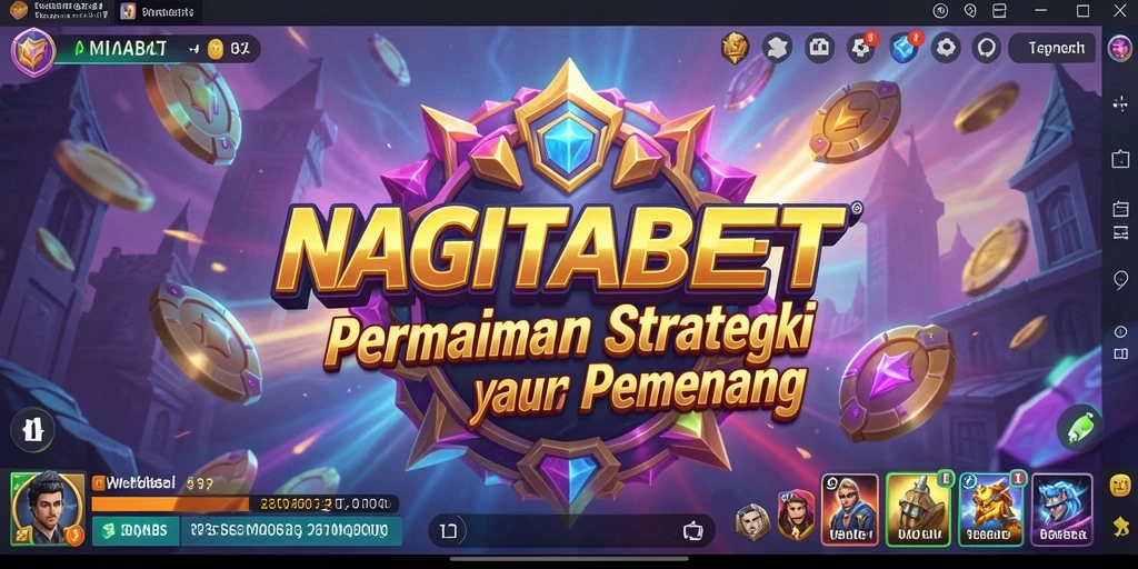 Tangkapan layar gameplay NAGITABET menampilkan pertempuran strategi yang mendebarkan.