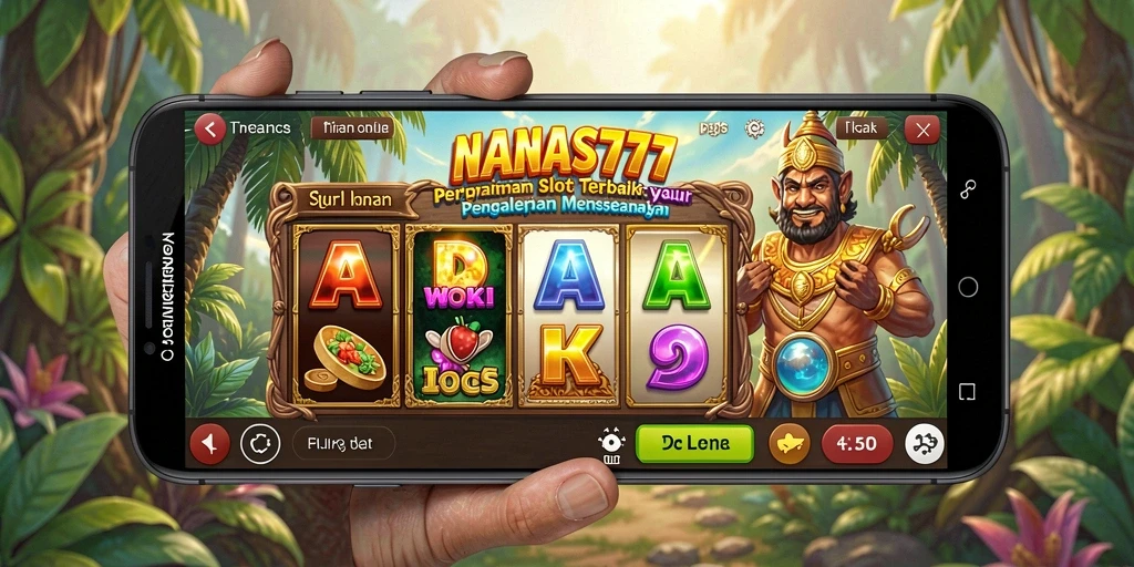 Tampilan gameplay NANAS777 yang menarik dengan fitur slot yang mengasyikkan.