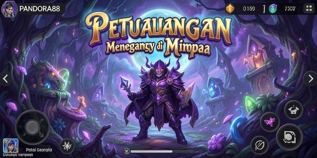 Tampilan gameplay PANDORA88 dengan berbagai petualangan seru.