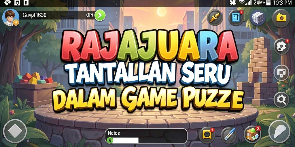 Gameplay seru dengan teka-teki menantang di RAJAJUARA.