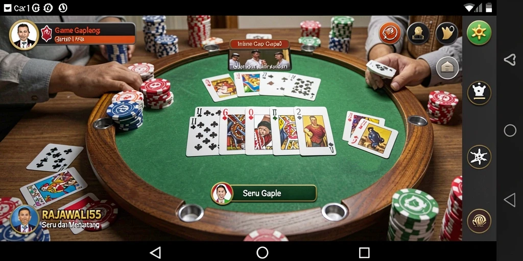 Gameplay seru dan interaktif dari RAJAWALI55 yang memukau.