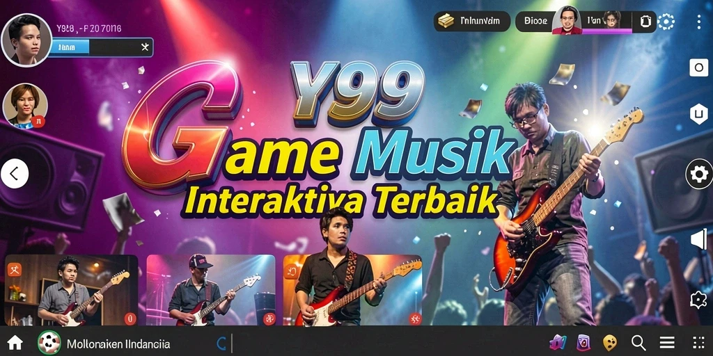 Tampilan gameplay Y89 yang menarik dengan iringan musik.