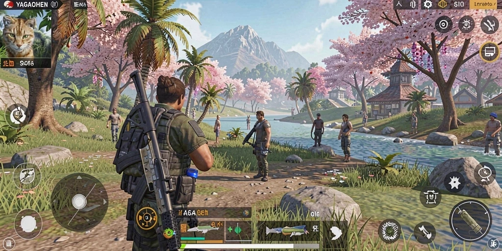 Tangkapan layar gameplay YAGAOHEN menampilkan interaksi karakter yang mendalam.